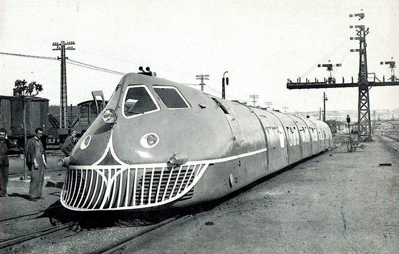 Illustration for article titled The Zeppelin Train, The Aerotrain And Other Classic Streamlined Trains